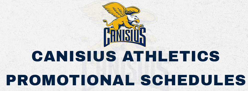 Canisius Promotional Schedule Button 